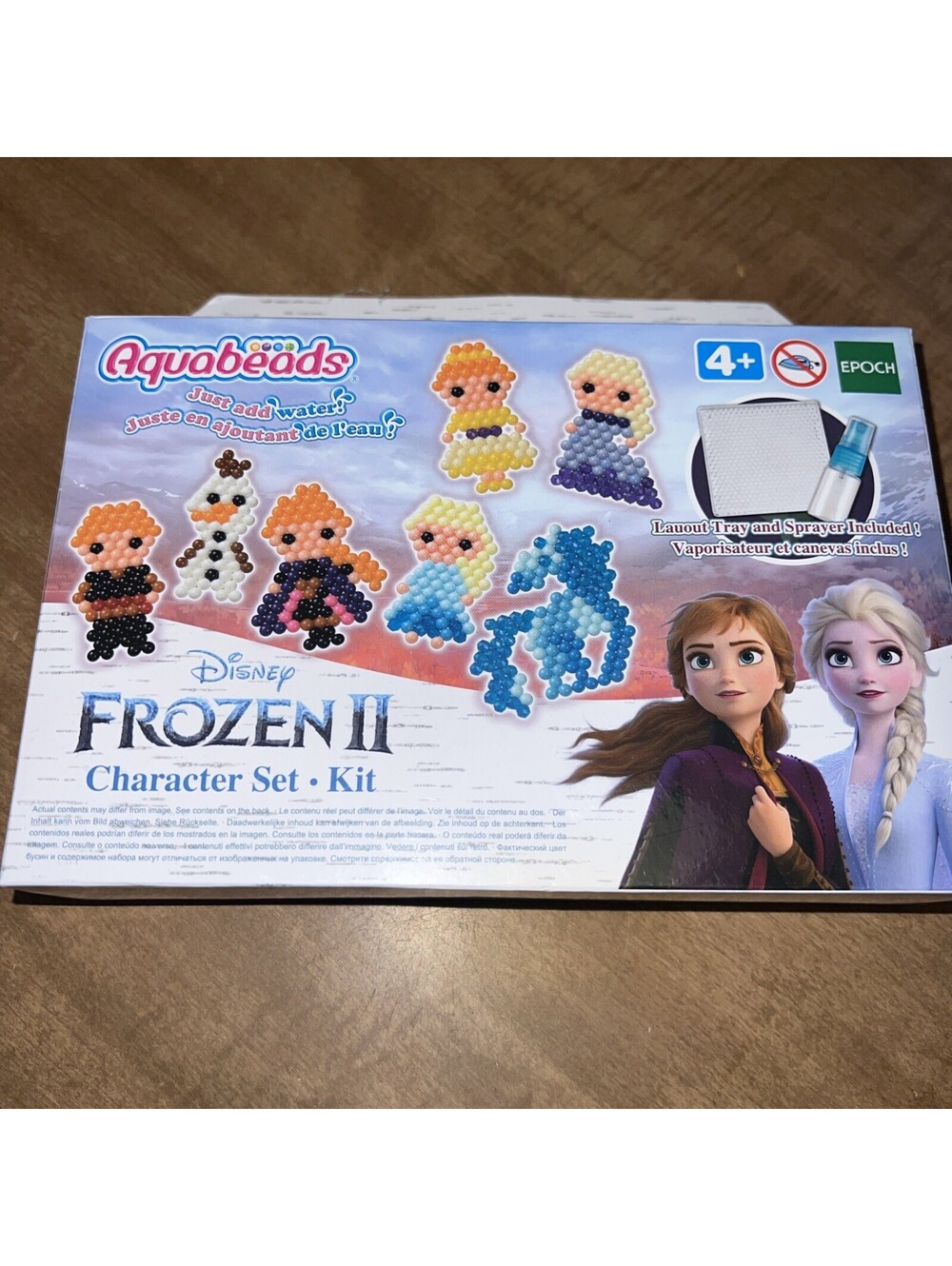 New Aquabeads Disney Frozen 2 II Craft Kit Character Set Anna Elsa Olaf Kristoff